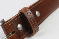 Staunch Leather Belt - Brown