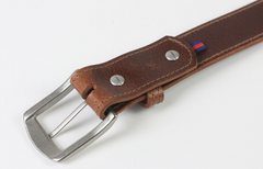Staunch Leather Belt - Brown