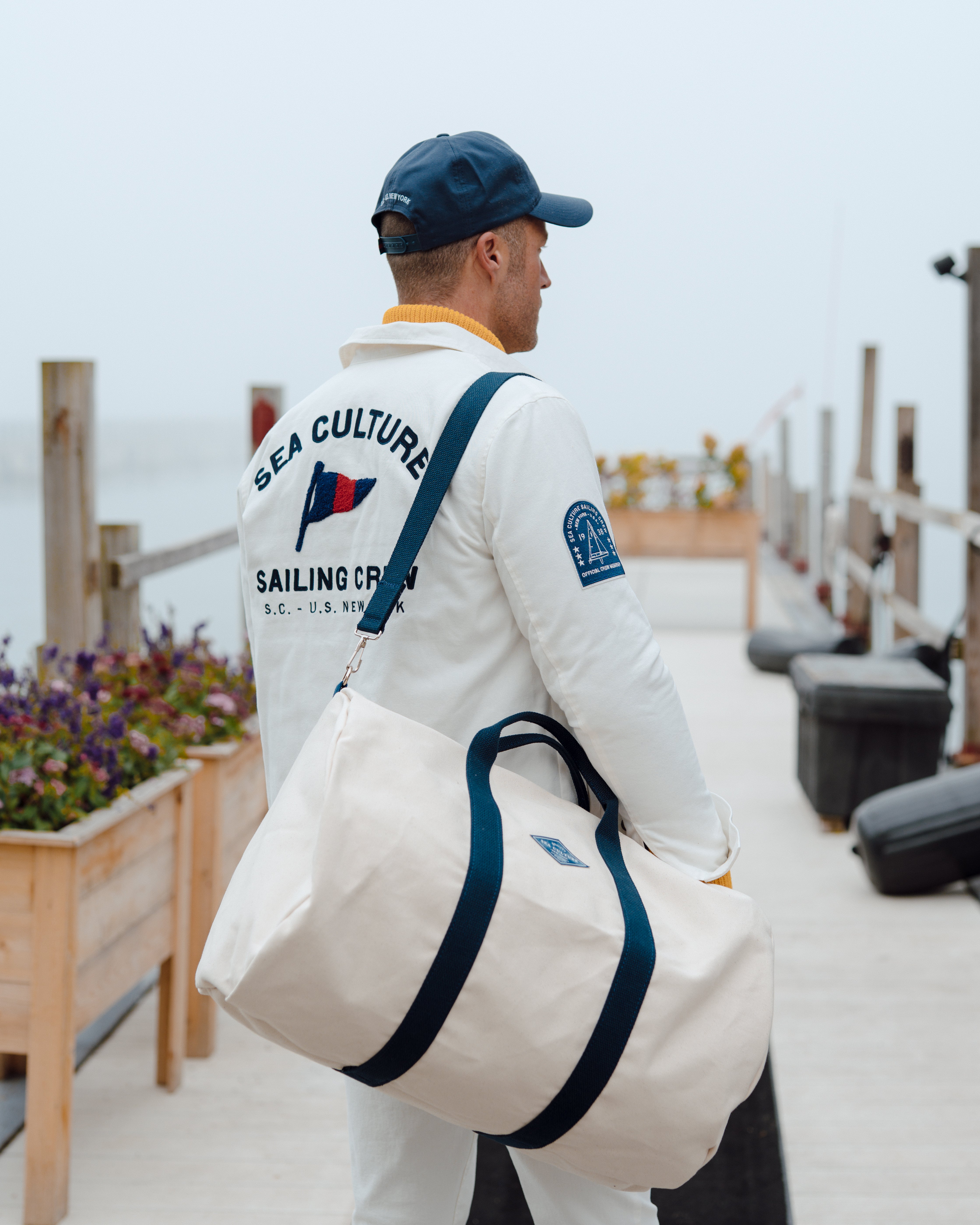 canvas travel tote sail bag marine store Day Tote