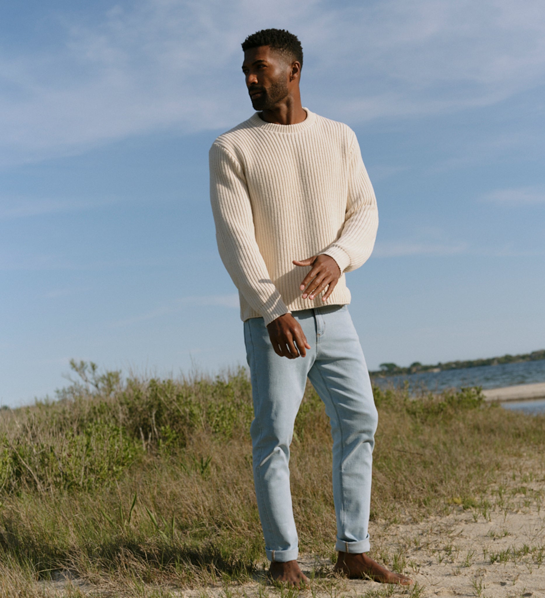 ★SATUR★ W Classic Crew Neck Half Knit Cream SA252WKT03CR SATUR | (W) Classic Crew Neck Half Knit | Yeogi kr | 韓國