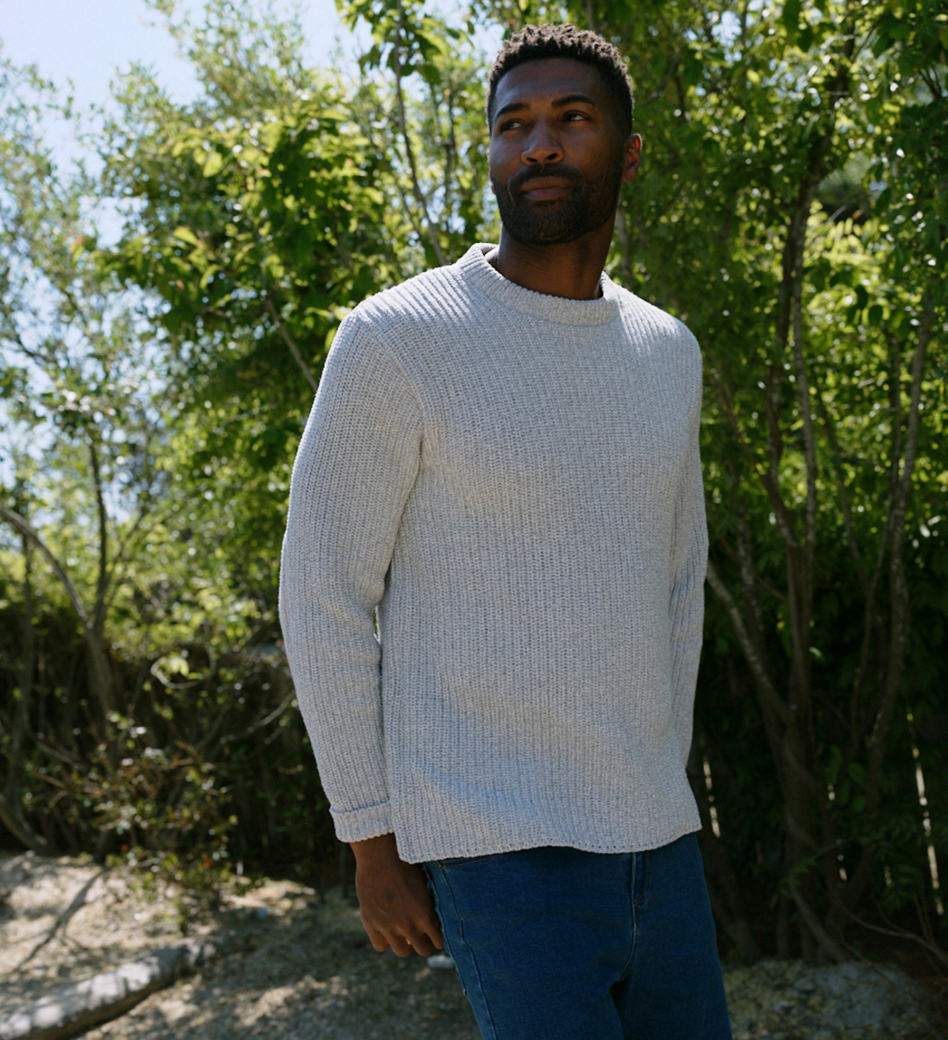 Seaport Knit Sweater - Grey