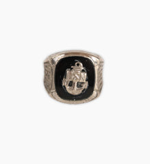 Item 034: Vintage Sterling USN Signet Ring