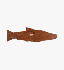 Vintage Cast Simulated Wood Fish- Pacific Northwest Works by Stan Wamiss