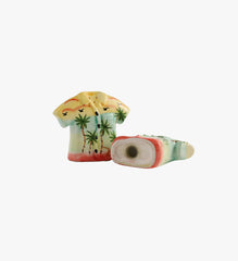Vintage Aloha Shirt Salt & Pepper Shakers