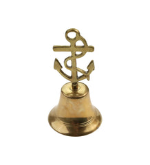 Item #73 Solid Brass Nautical Anchor Bell