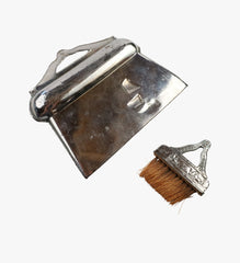 Vintage Nautical Ship Crumb Catcher & Brush