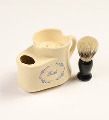 Item 001 : Vintage Bath Mug & Shave Brush Set