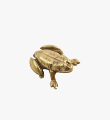Brass Frog Ashtray