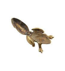 Item #132 Brass Frog Ashtray