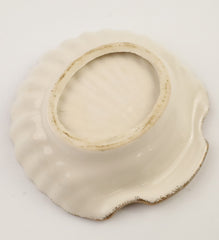 Vintage Gold & Cream Ceramic Shell  2 of 2