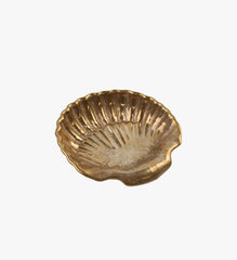 Vintage Gold & Cream Ceramic Shell  2 of 2