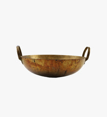 Vintage Brass Double Handle Cooking Pot