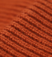 Wool Beanie - Burnt Orange