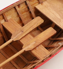 Item #25 Wooden Canoe