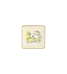 Item #21 Cape Cod Ashtray with Gold Detail