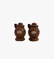 Vintage Barrel Cape Cod Salt & Pepper Shakers