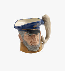 Large Vinatge Captain and Whale Mug