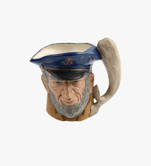 Large Vinatge Captain and Whale Mug