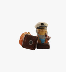Vintage Small Old Salty & Captain Pepper Salt & Pepper Shakers