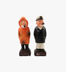 Vintage Old Salty & Captain Pepper Salt & Pepper Shakers