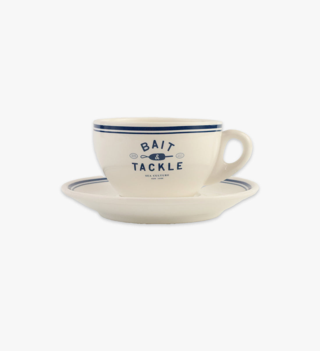 Bait & Tackle Cappuccino and Saucer Set