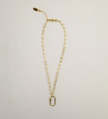 Carabiner Lock Charm Necklace