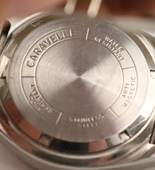 Caravelle Set-O-Matic White Diver Watch (1970)