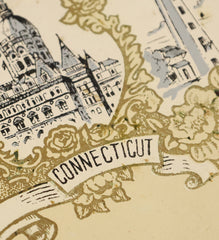 Vintage Connecticut Tray