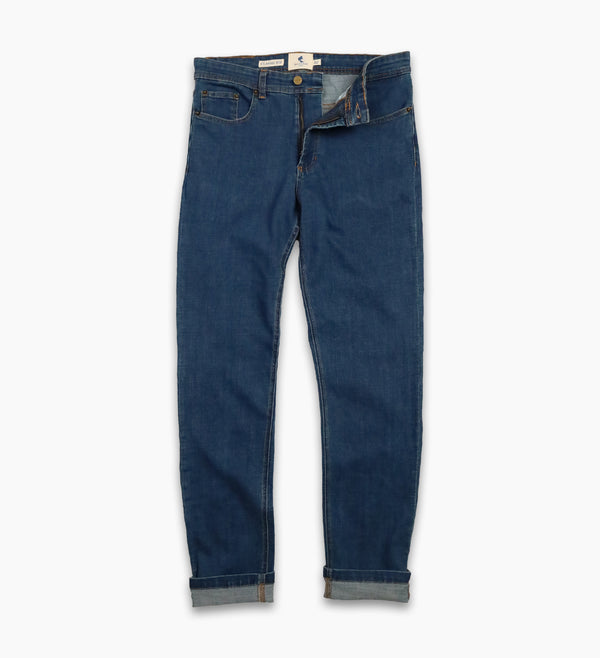 Sea-Washed Denim Jean - Dark Wash