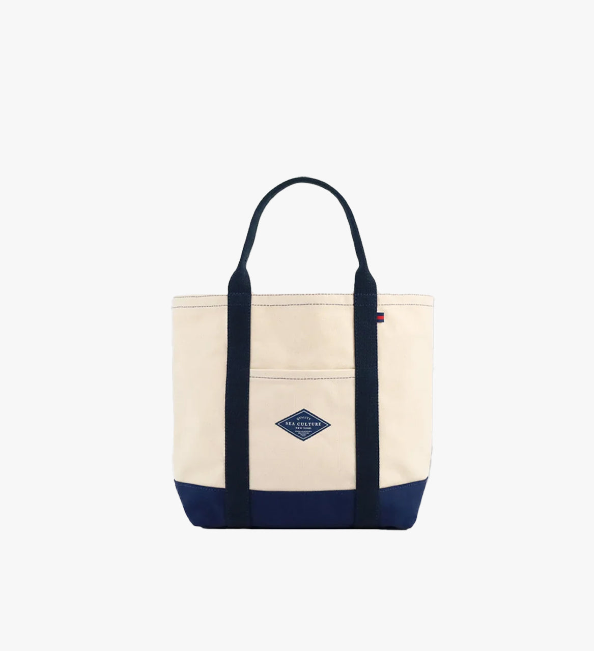 Day Tote - Navy and Natural