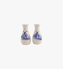 Vintage Delft Windmill Art Salt & Pepper Shakers