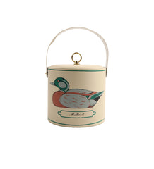 Item #109 Vintage Duck Ice Bucket & Mallard Tray
