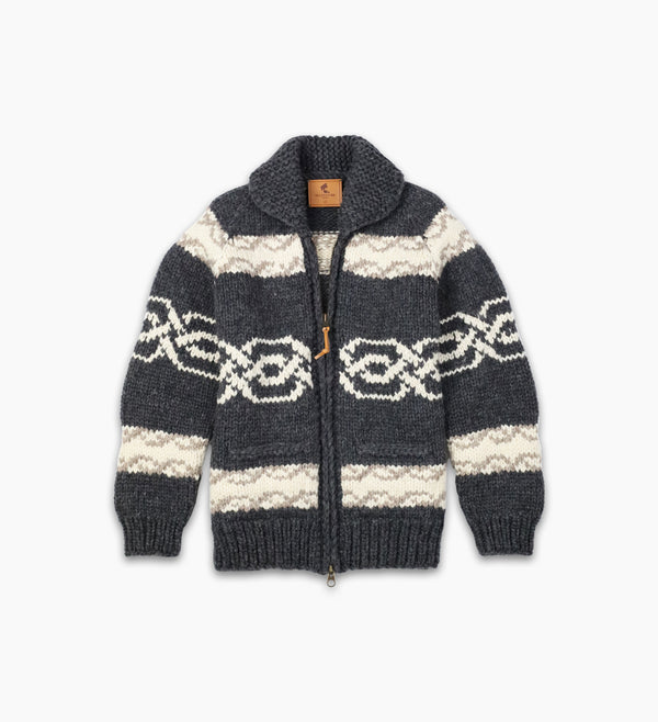 The Fair Isle Sweater - Charcoal
