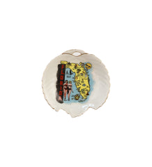 Item #31 Florida Ashtray with Gold Details