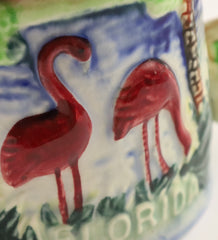 Item #37 Vintage Florida Souvenir Beer Stein