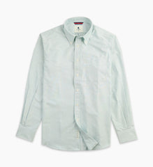 Men’s Coastal Oxford Button Down Shirt - Green Stripe