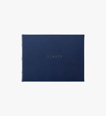 Leather Guest Book - Navy