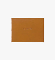Leather Guest Book - Brown