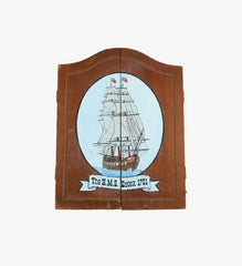 Vintage H.M.S Essex 1751 Dartboard