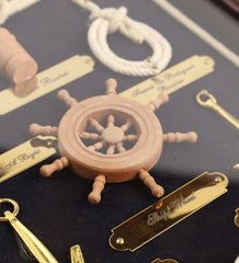 Item #113 Vintage Nautical Key Box