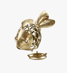 Rare Mid-Century Brass Fish