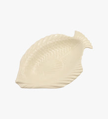 Large White Ceramic Fish Shaped Dish