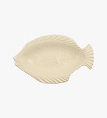 Large White Ceramic Fish Shaped Dish