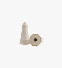 Vintage White Lighthouse Salt & Pepper Shakers