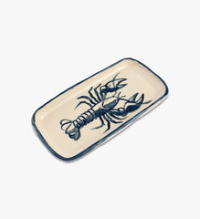 Bait & Tackle Long Lobster Serving Dish