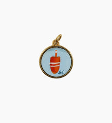 LR Exclusive Orange & White Stripe Buoy Pendent
