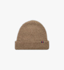 Wool Beanie - Natural Brown