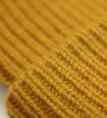 Wool Beanie - Mustard