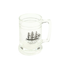 Item #90 Glass Mystic Connecticut Beerstein