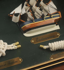 Nautical Ship Shadow Box Wall Hanging